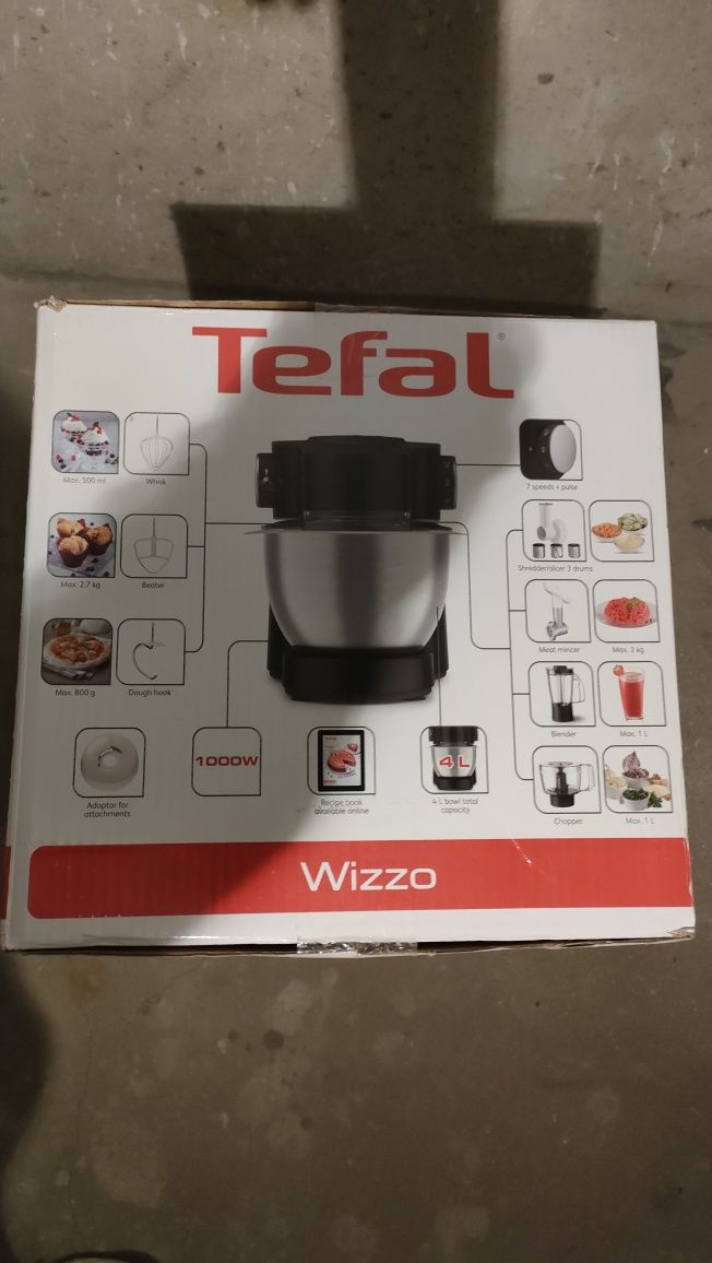 Robot planetarny Tefal+ maszynka do mięsa. QB319838. Nowy.