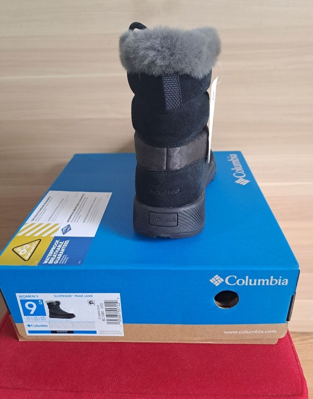 Columbia Slopeside Peak Luxe kozaki zimowe śniegowce r.40,5 oryginalne