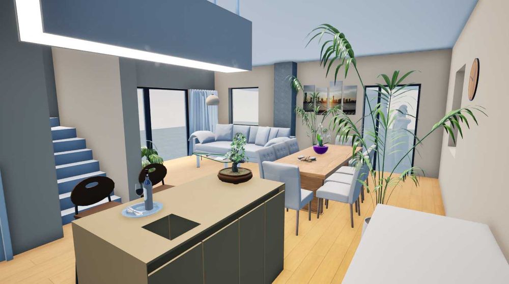 Domy przy lesie w Wilkszynie na granicy Wrocławia