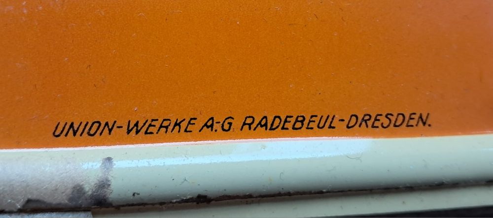 Stary piękny niemiecki szyld tablica browar