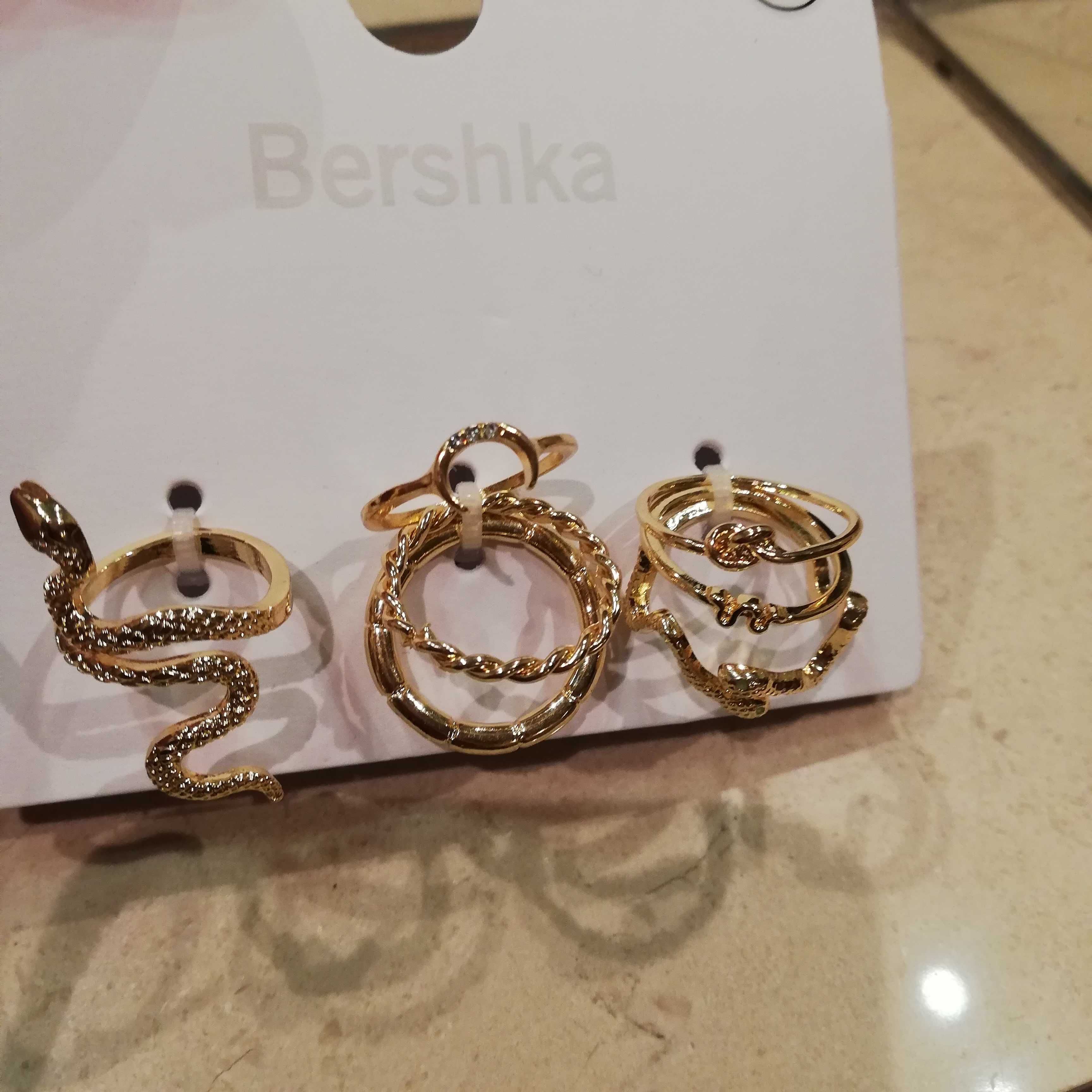 Bershka pierscionki S nowe