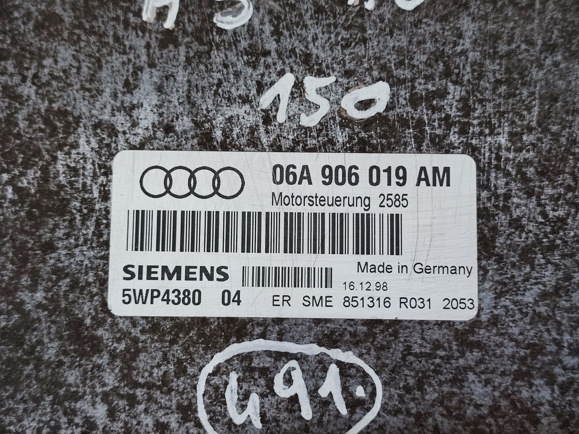 Audi A3 8L 1.6 komputer stacyjka immobiliser licznik
