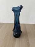 Wazon niebieski 25 cm szklo