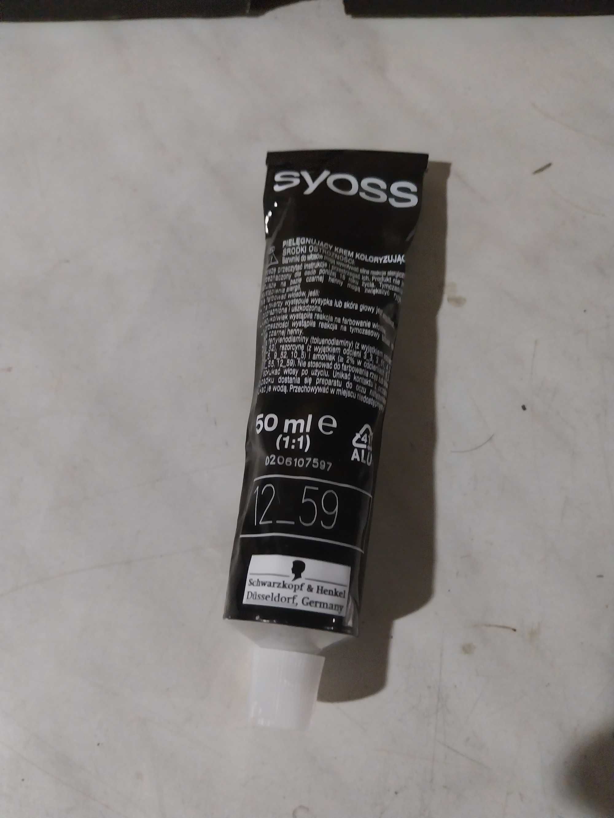 SYOSS - pielęgnujący krem koloryzujący 12_59 - nowe 50 ml
