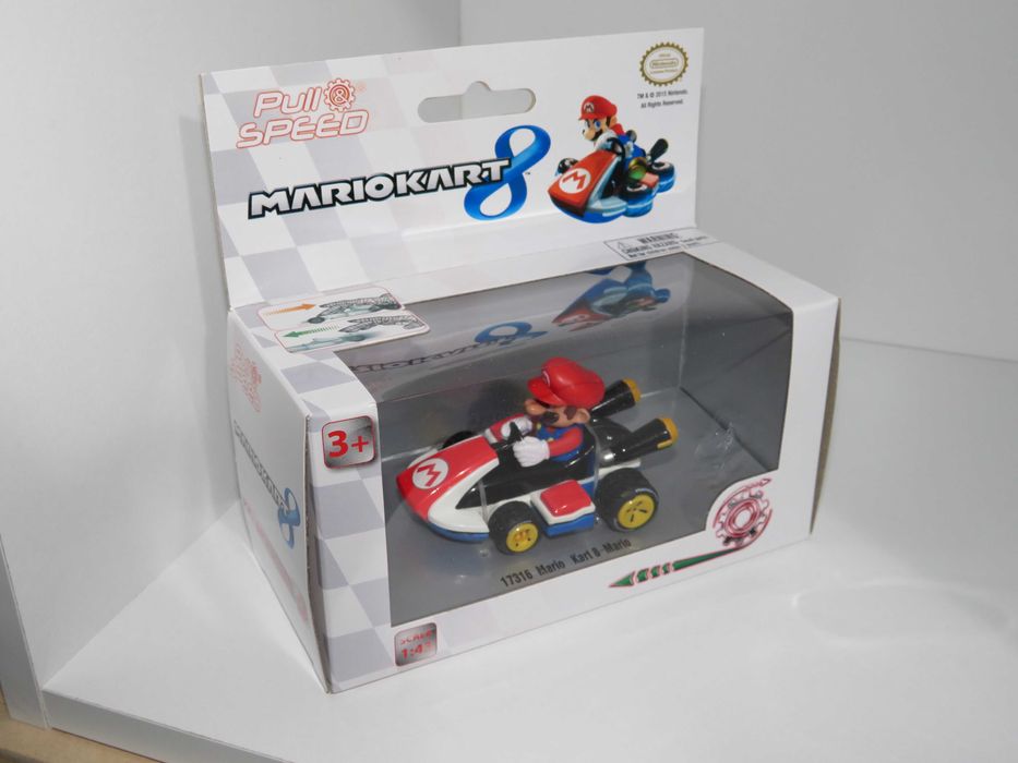 Figura Mario Kart 8 Pull & Speed Novo e Selado