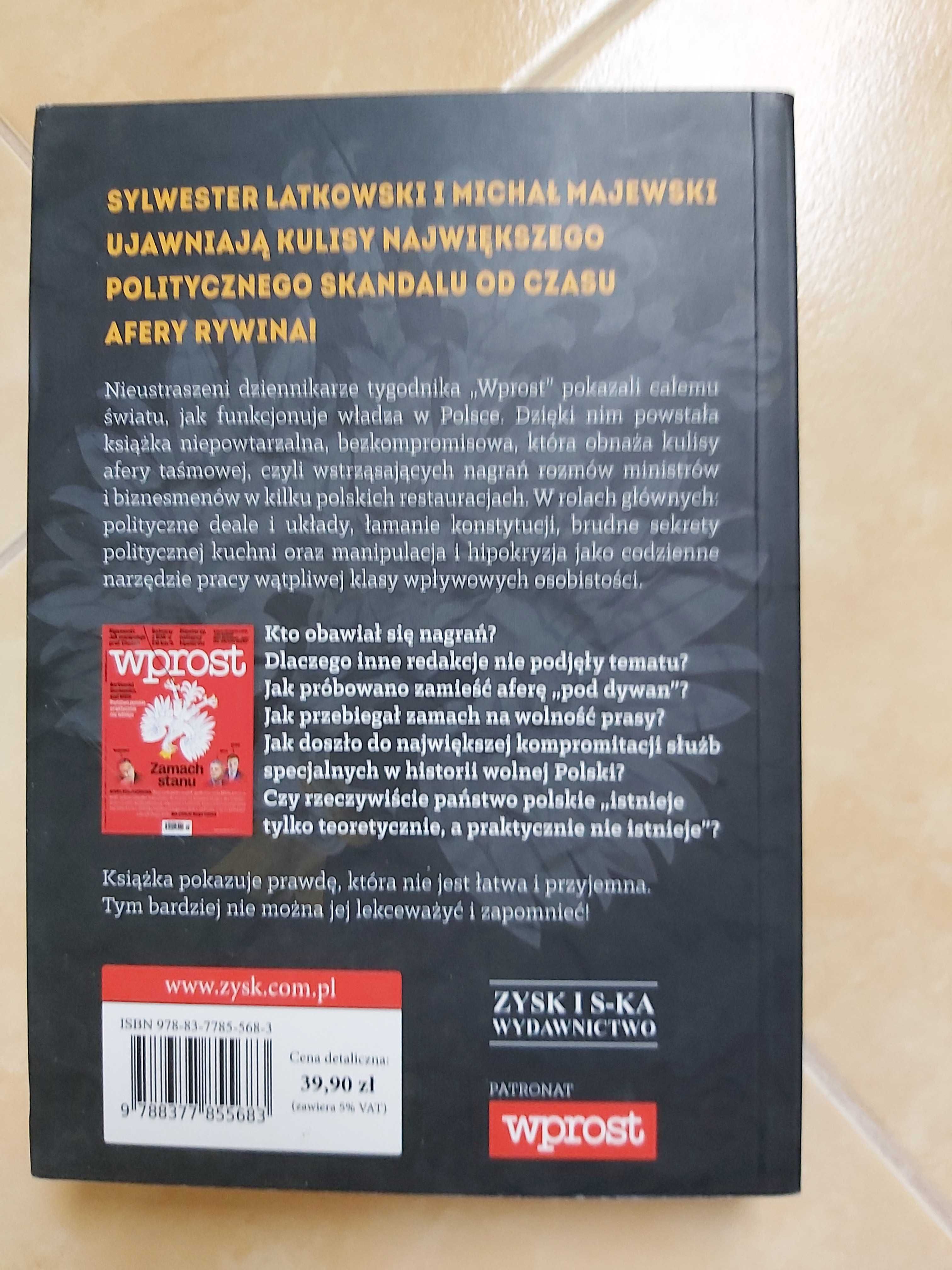 Książka Afera Podsłuchowa - Sylwester Latkowski Michał Majewski