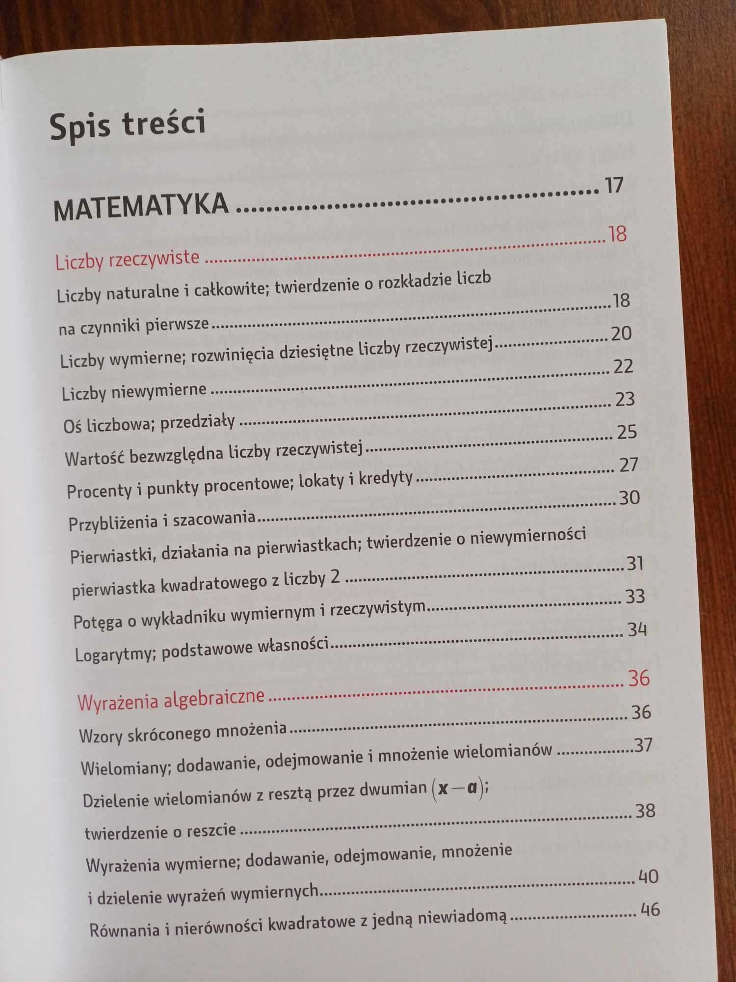 Kompendium licealisty Matematyka Fizyka Chemia