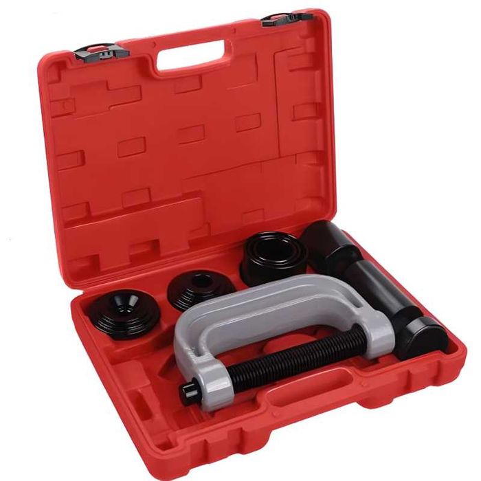 KRAFT&DELE Przyrząd Prasa Śrubowa Montażu Demontażu Tulei 9el. KD12508