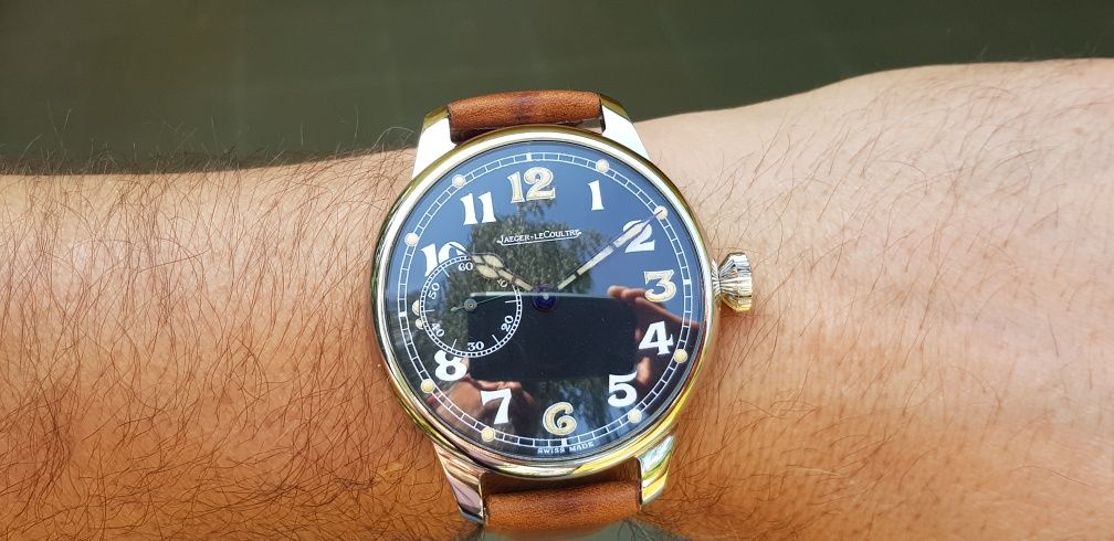 Z zegarka kieszonkowego robimy naręczny przykład Jaeger-LeCoultre