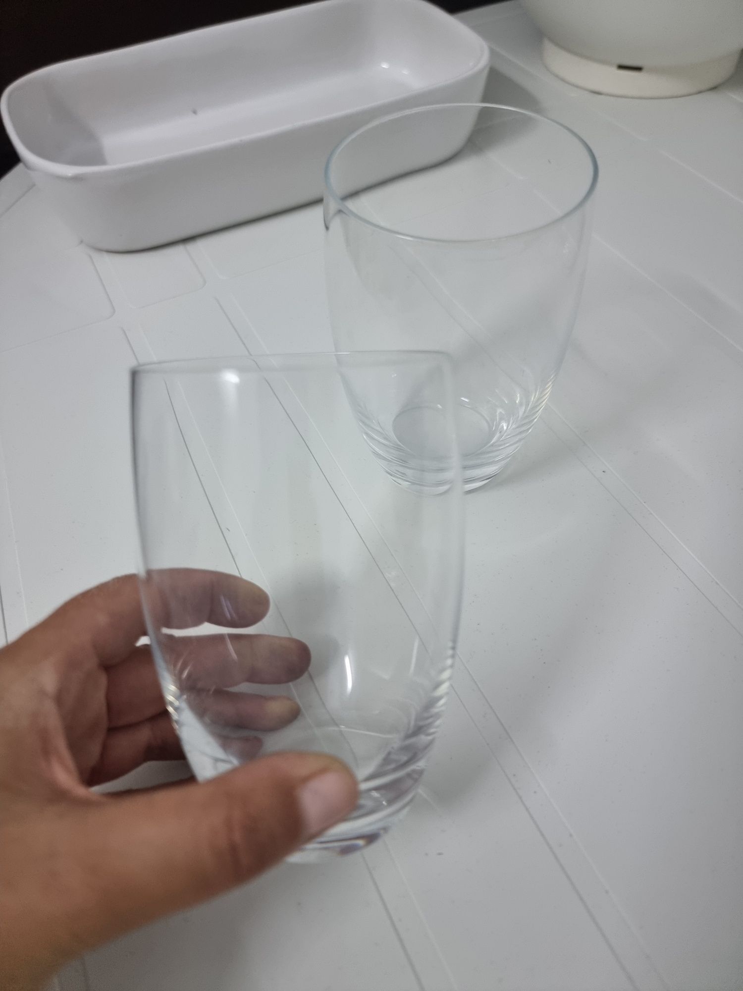 2 copos de vidro, ikea