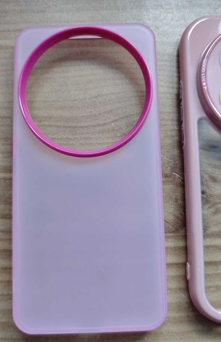 Xiaomi 15 ultra etui różowe 3 sztuki zestaw nowe obudowa case