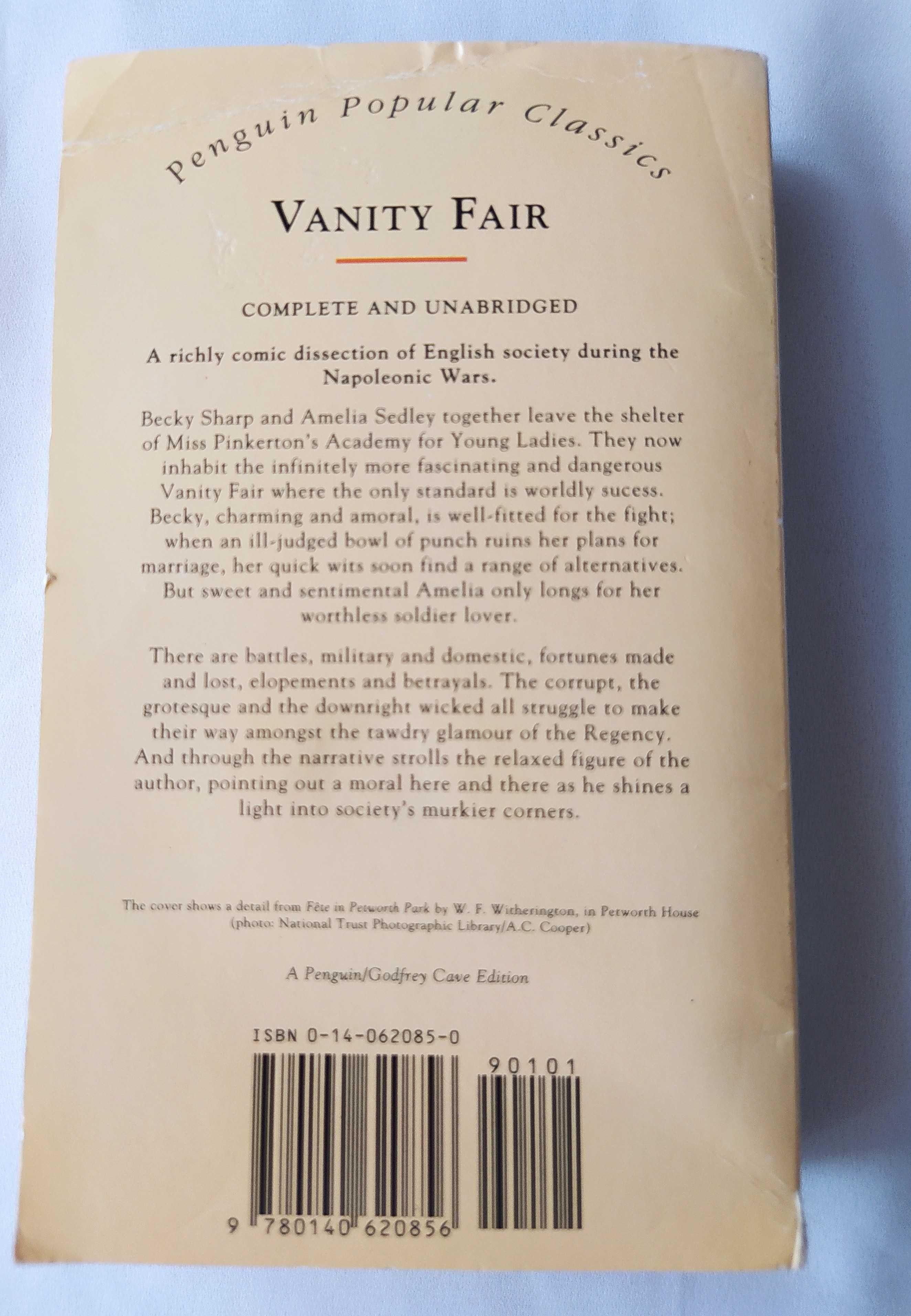 VANITY FAIR – William Makepeace Thackeray