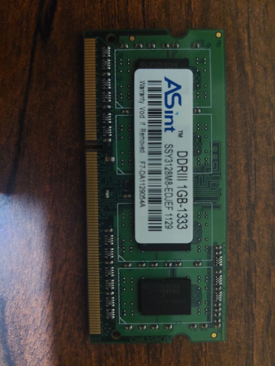 1GB DDR3 1333  ASint ОЗУ память