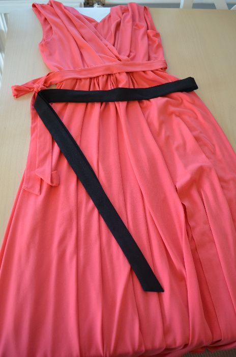 Sukienka maxi carmelita coral