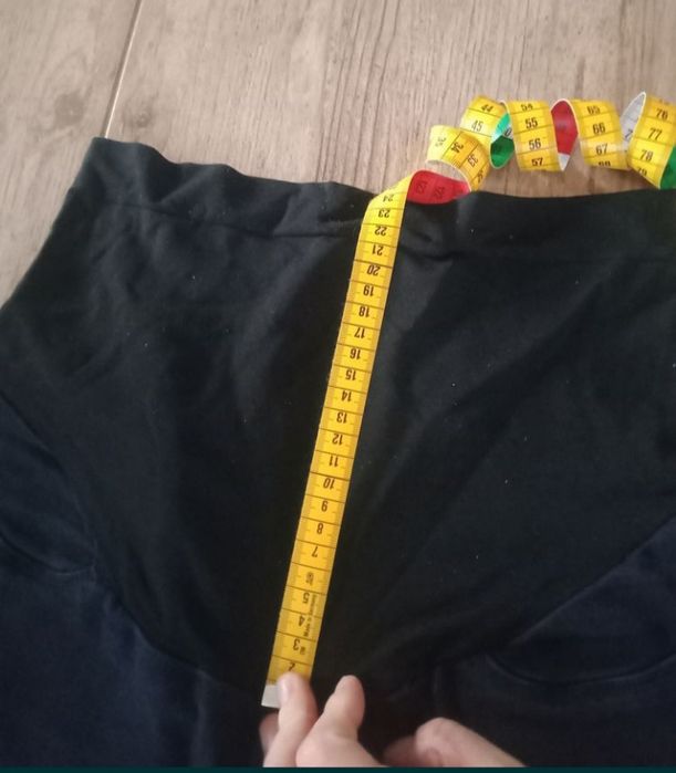 Wygodne spodnie ciążowe dżinsowe 38