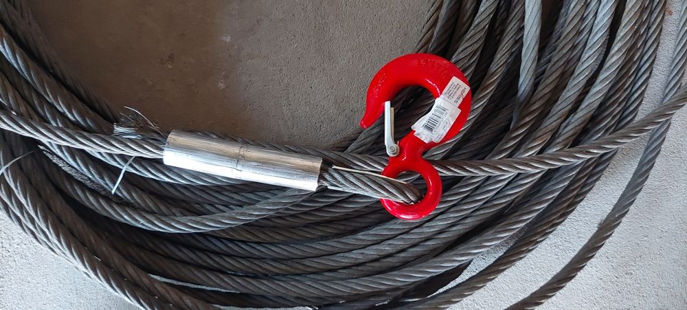 Lina stalowa fi 14 zakuta haki 1.5T