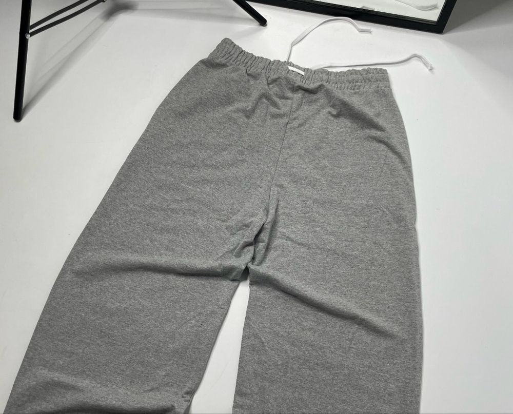 Оверсайз широкі сірі спортивки Baggy Sweatpants широкие серые штаны