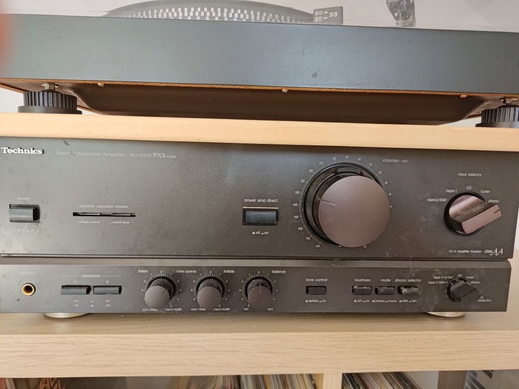 Kolumny Mildton 170 z wzmacniaczem technics