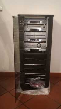 Aparelhagem Som, com móvel, marca Sony RDS EON, Modelo MHC-EX100AV.