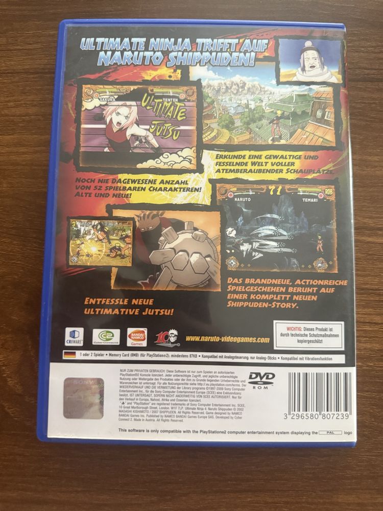 Naruto shippuden ultimate ninja 4 PlayStation 2