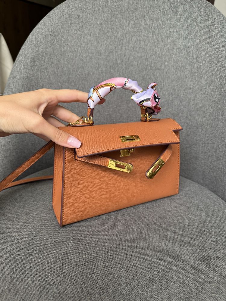 Сумка  шкіряна 22см LV/YSL/DG