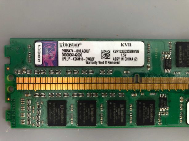 Pamięć RAM DDR3 2x2GB Kingston KVR1333D3S8N9/2G