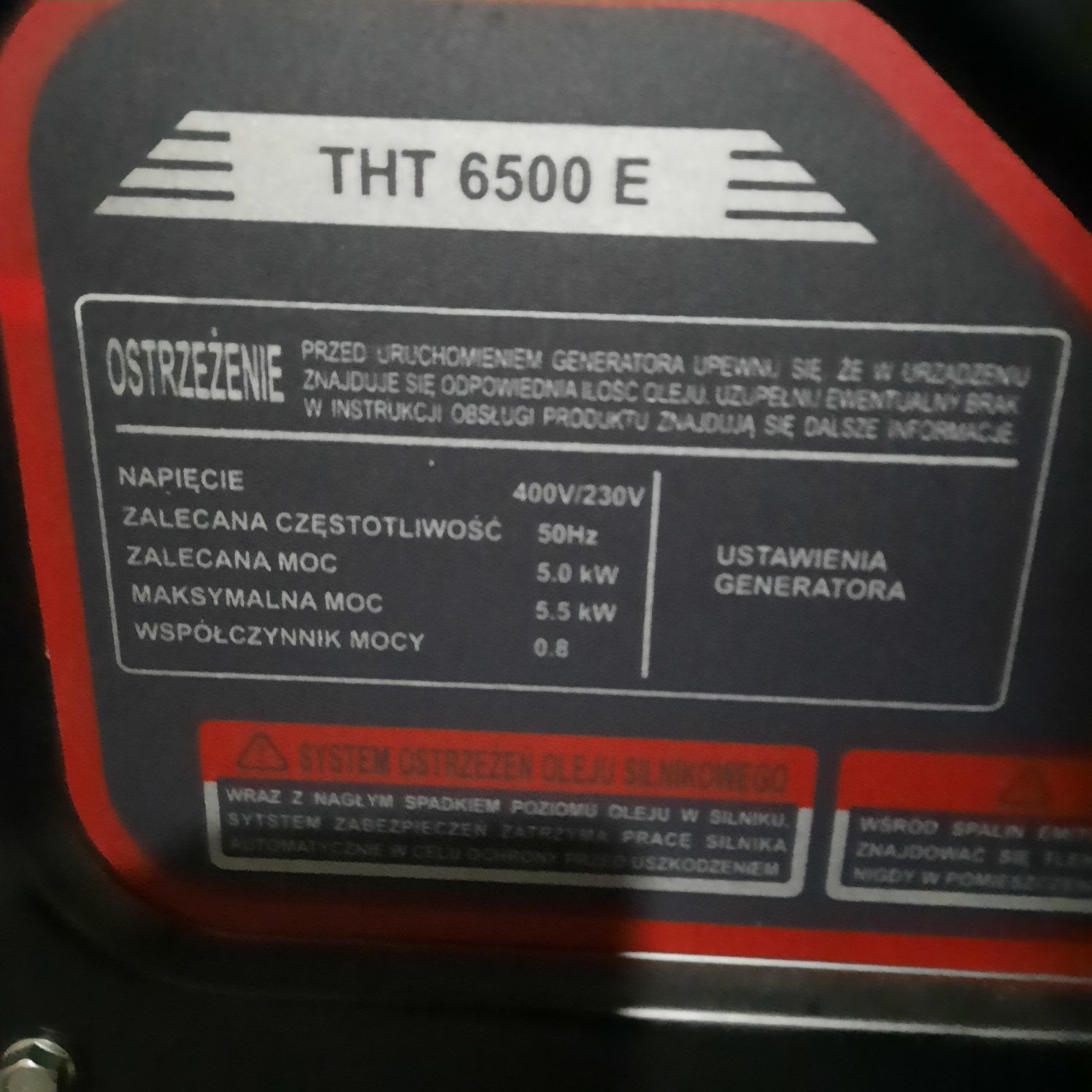 Продам  генератор 6.5Kw.