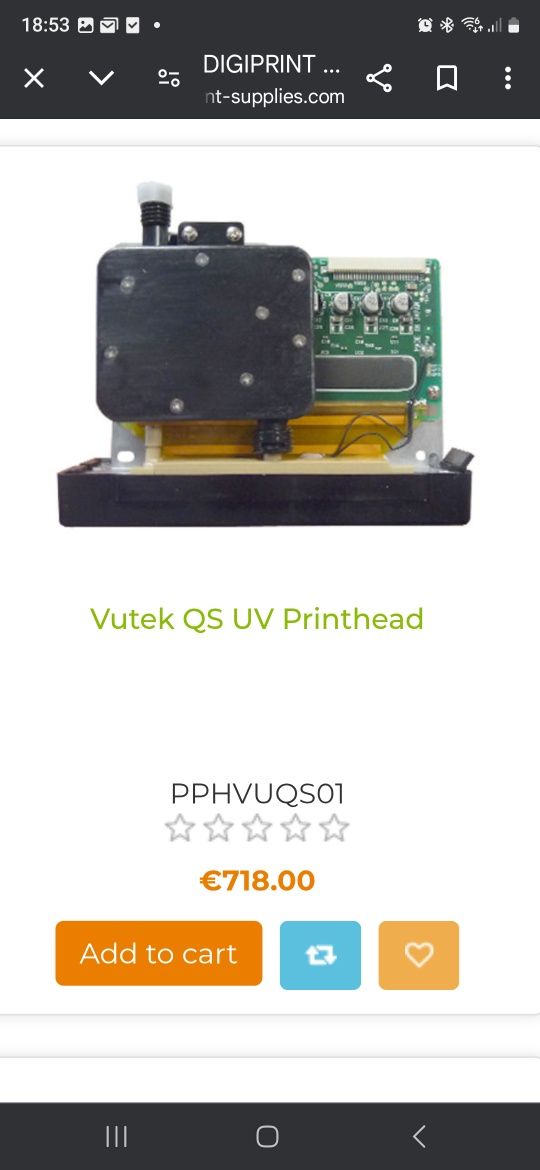 Printhead Seiko SPT500