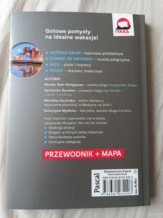 Hiszpania przewodnik + mapa Itaka Pascal