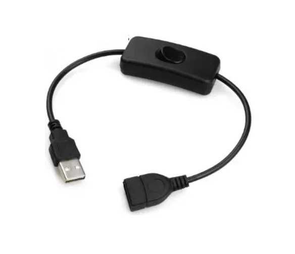 Przełącznik DC kabel USB przedłużacz męski damski włącznik wyłącznik