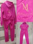 Dres Mielczarkowski damski welurowy 42/44 na L/XL XL/XXL fuksja haft