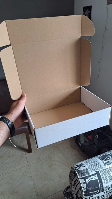 ALTA QUALIDADE Caixas Cartão Branco