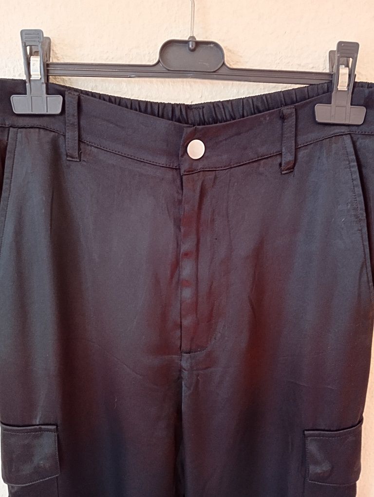 Calças cetim Zara M