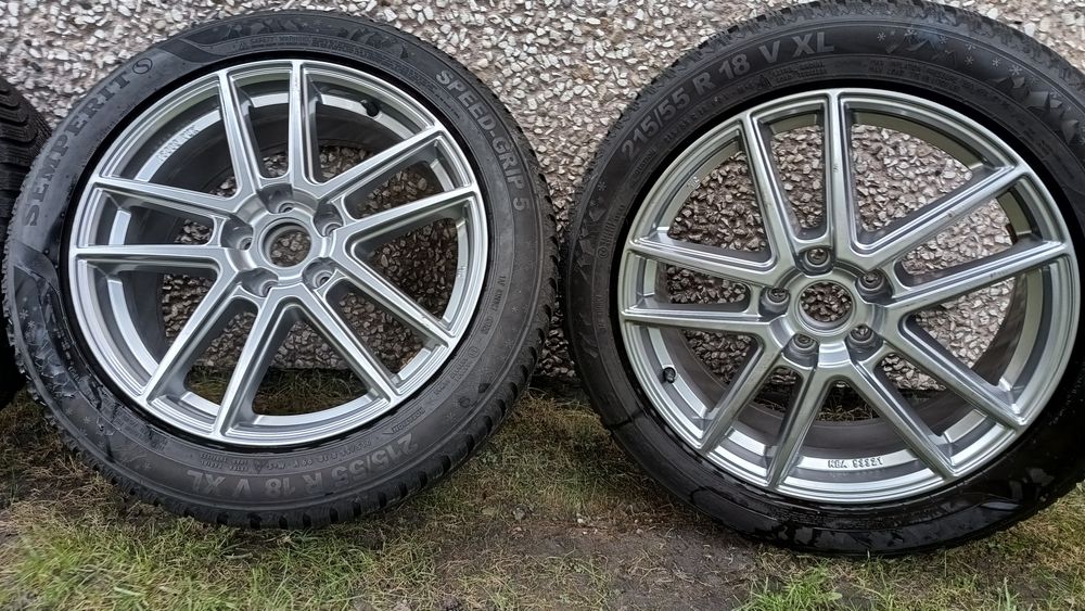 Felgi 18 opony zimowe Terraco Seat Vw Tiguan t roc Skoda kodiaq Karoq