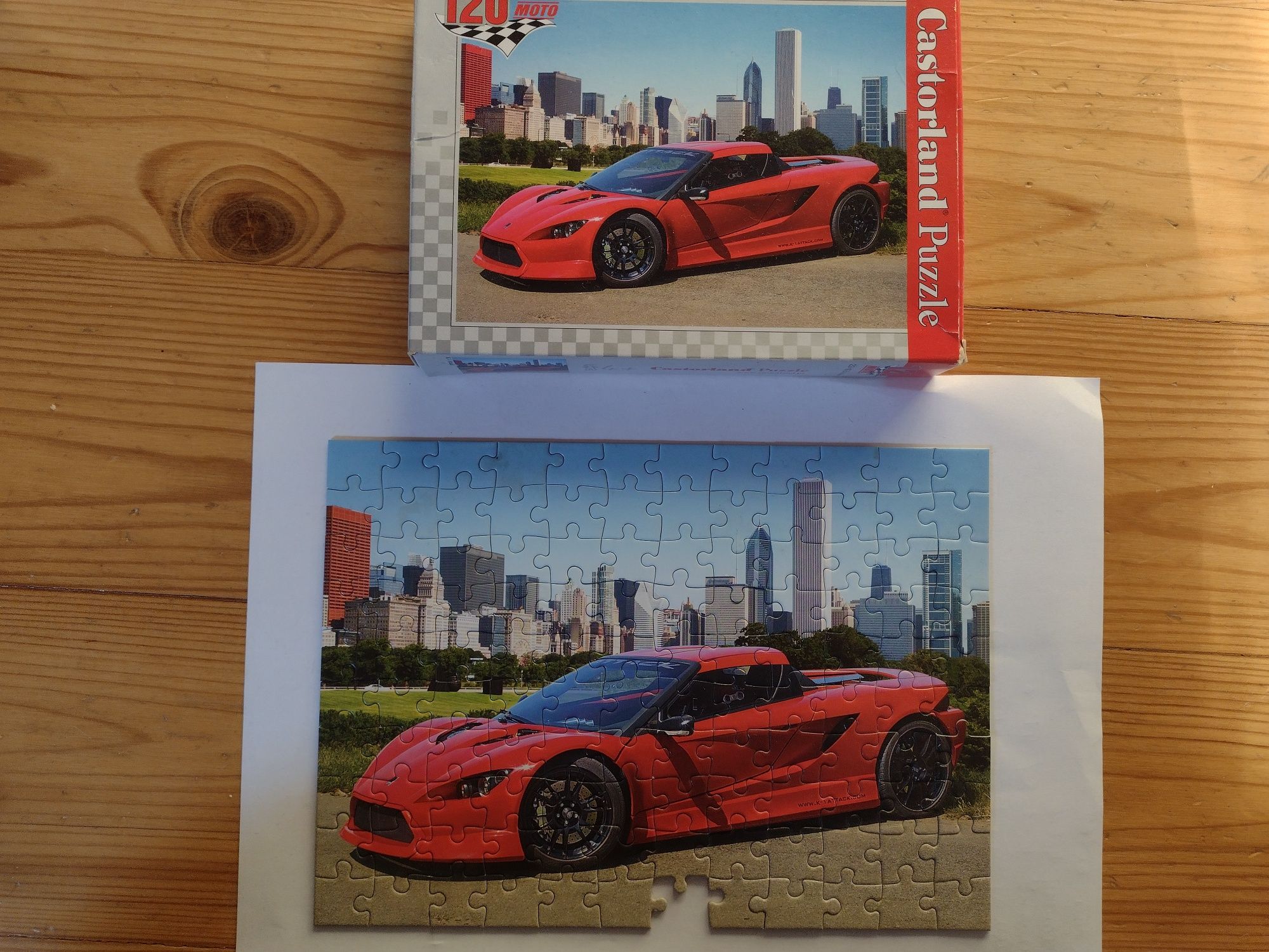 Puzzle samochody