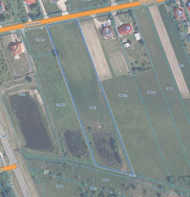 Działka rolno-budowlana w Rudzienku gm. Kołbiel