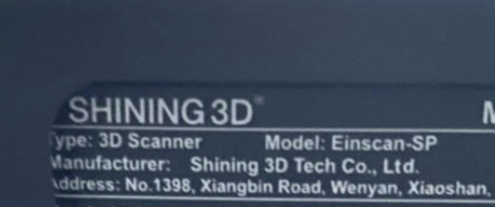 Shining 3D EinScan-SP