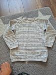 Sweterek świąteczny h&m 104 unisex boze narodzenie