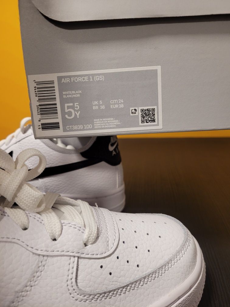 NOWE Nike Air Force 1 r38 oryginalne damskie obuwie