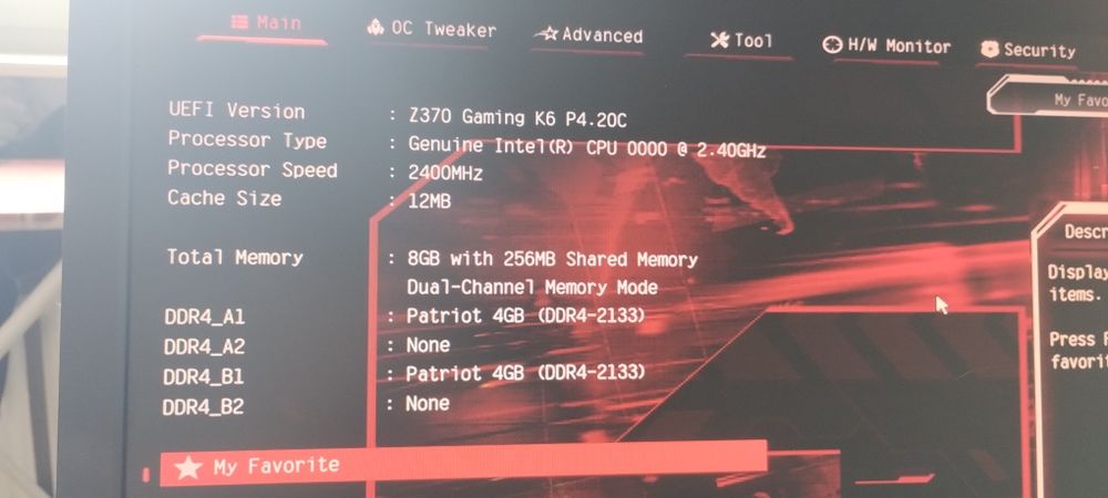 Asrock z370 fatal1ty gaming k6 + procesor qqlt