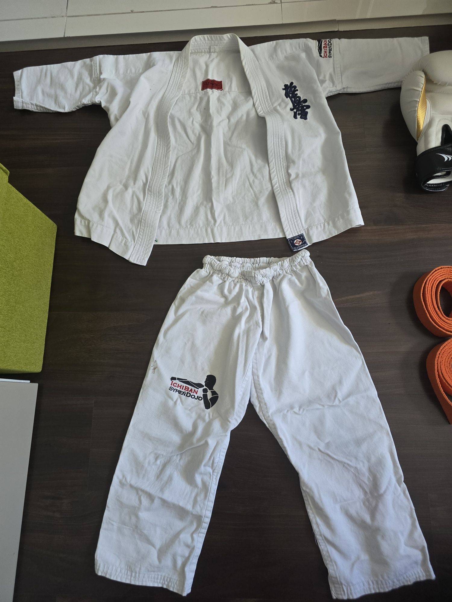 Kimono karate zestaw 134 i 128