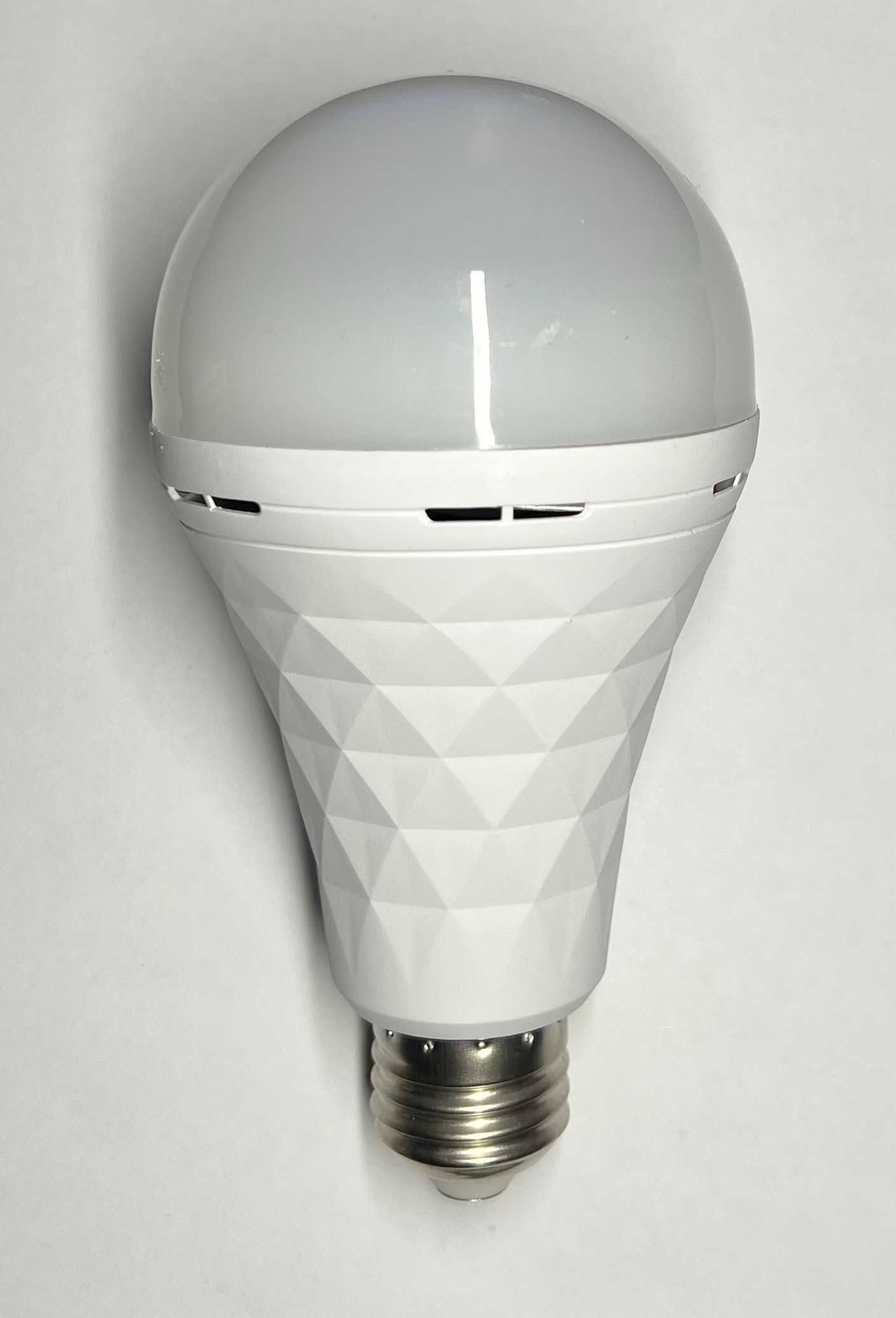 Акумуляторна автономна LED смарт лампа ліхтар лампочка аварійна 9 вт