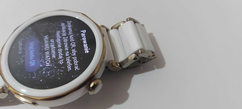 Smartwatch Huawei Watch GT 5 Pro Elegant biało-złoty 42mm