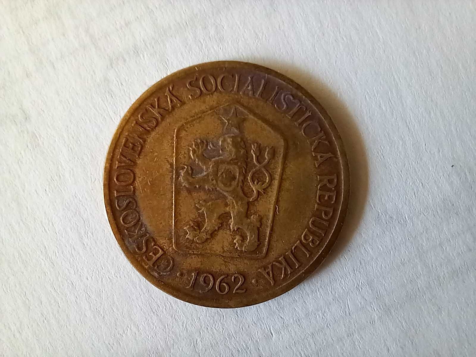 Moneta Czechosłowacja - 1 korona 1962 /10/
