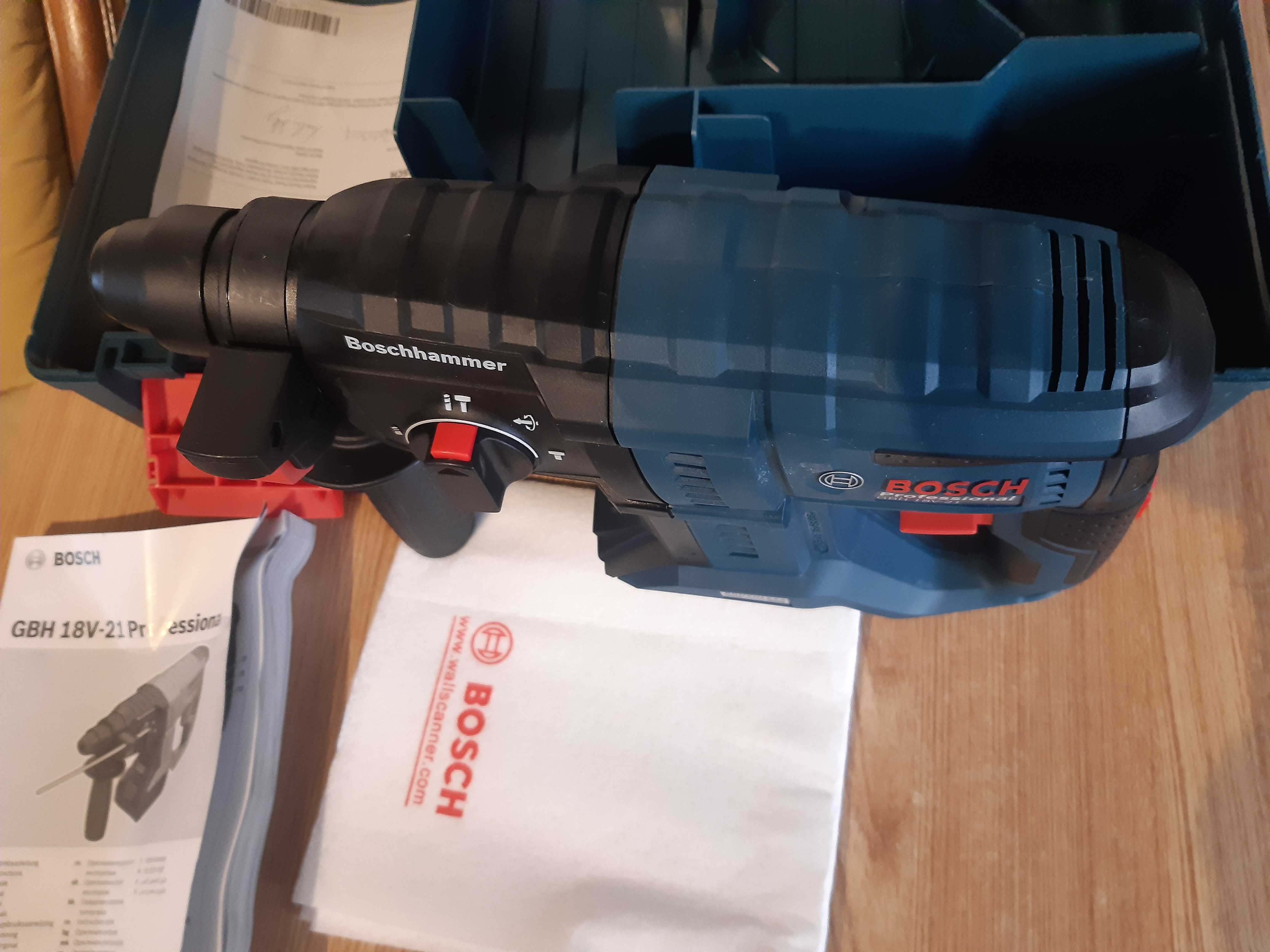 Młot młotowiertarka Bosch GBH 18V-21