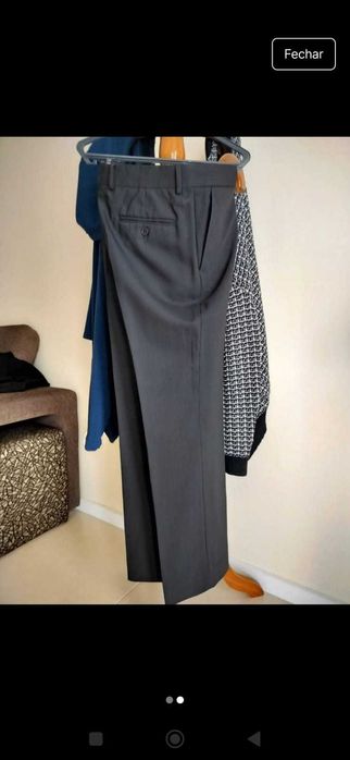 Fato Homem Cinza Escuro Zara