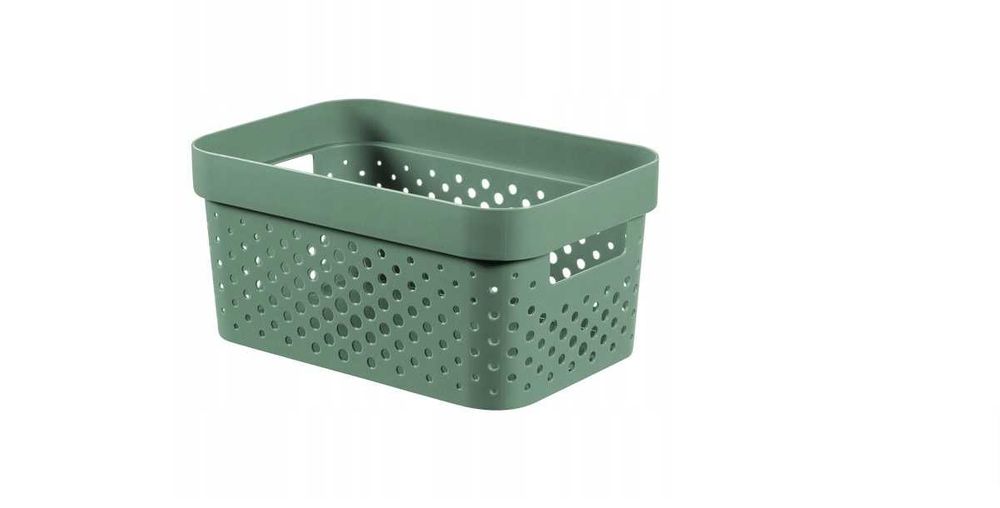 Pudełka koszyki zielone 5szt. CURVER 4,5L INFINITY RECYCLED Organizery