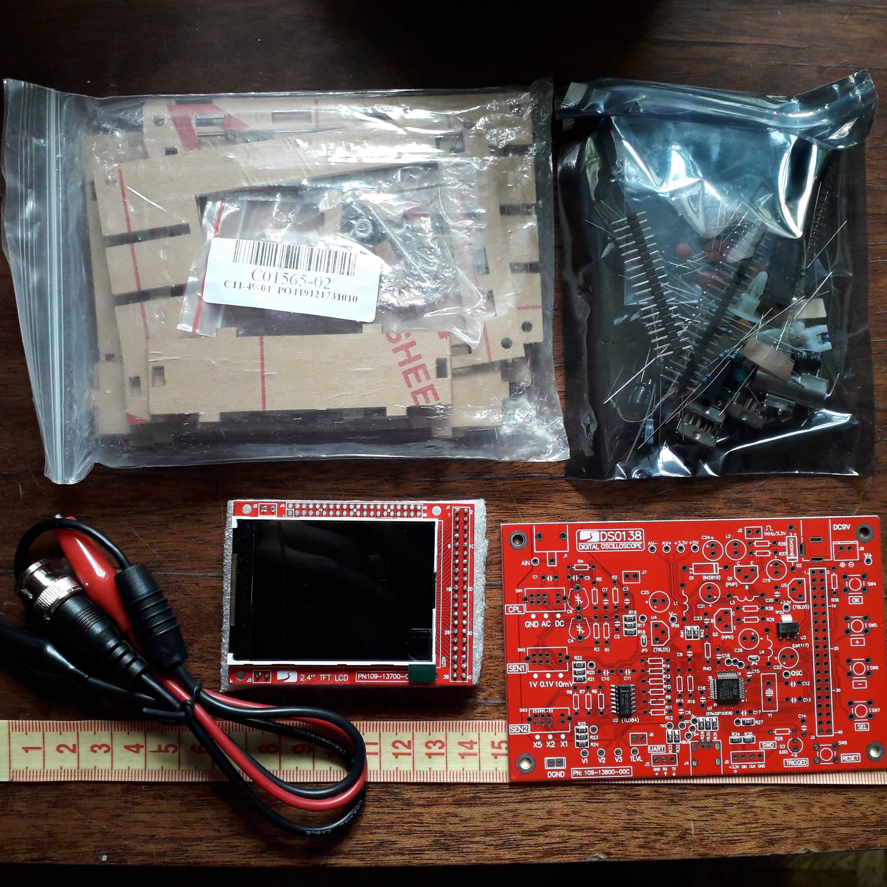 Цифровой осциллограф DSO138 lcd 2.4 TfT