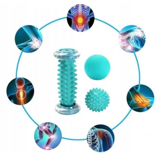 Roller do masażu stóp ciała masażer wałek Rolka
