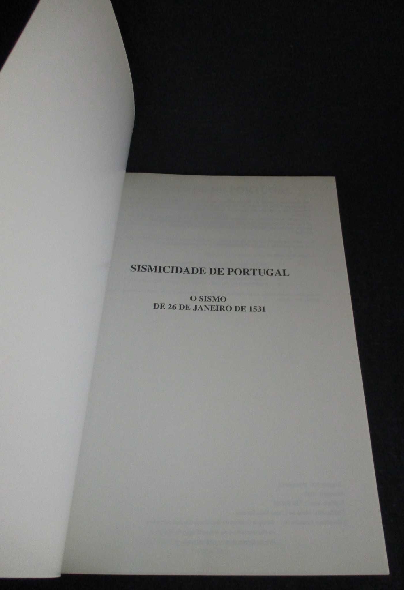 Livro Sismicidade de Portugal O Sismo de 26 de Janeiro 1531 Henriques